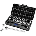 Performance Tool 60pc 1/4 & 3/8 Dr Skt Set w/ W1168